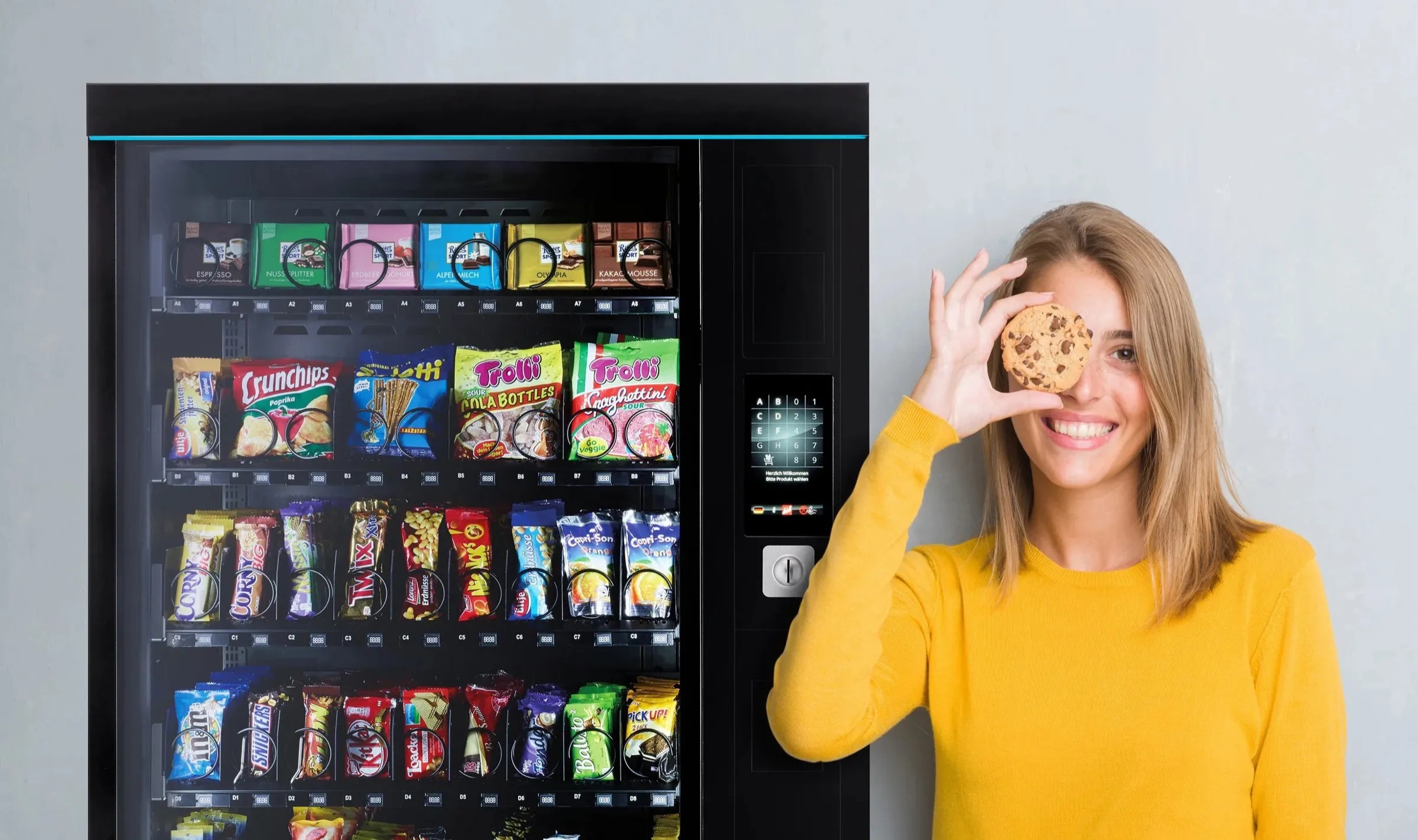 Utilisation d’un distributeur automatique en entreprise